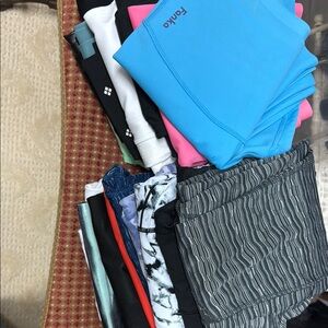 Fanka Blue Activewear Leggings